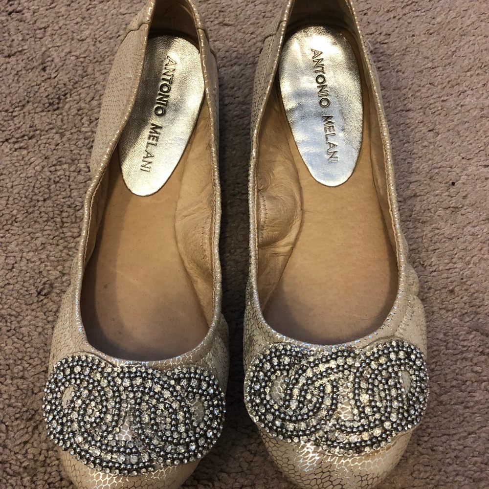 Antonio Melani ballet bling flats 7M